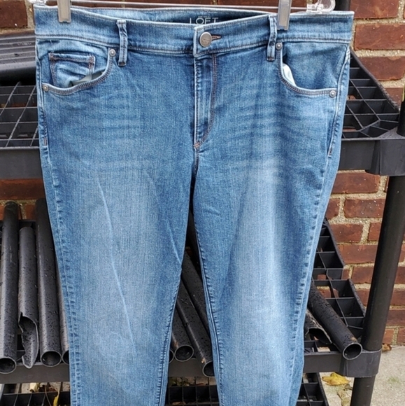 Ann‎ Taylor Loft skinny Jean's 32/14 - Picture 2 of 9